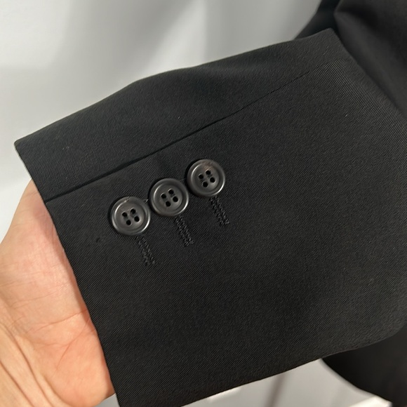 Issey Miyake Men’s Vintage Wool Cashmere Mix Mandarin Collar Blazer sz 4  US L - Picture 4 of 15